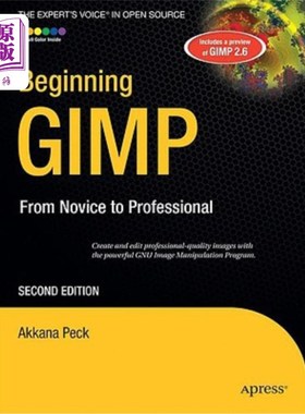 海外直订Beginning Gimp: From Novice to Professional 从新手到专业人士