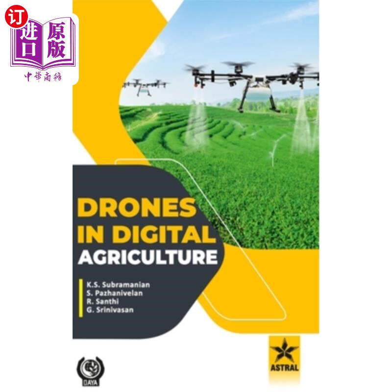 海外直订Drones in Digital Agriculture 无人机在数字农业中的应用