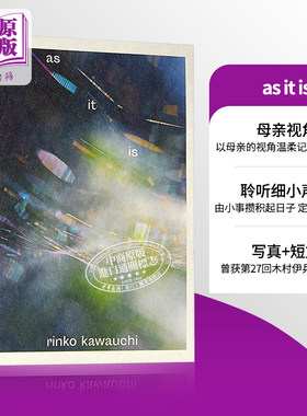 as it is  川内伦子新摄影集:既然如此 木村伊兵卫写真奖 如是我闻 日文原版 as it is 日系清新【中商原版】