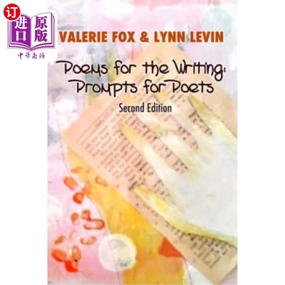 海外直订Poems for the Writing: Prompts for Poets (Second Edition) 写诗：诗人提示（二版）