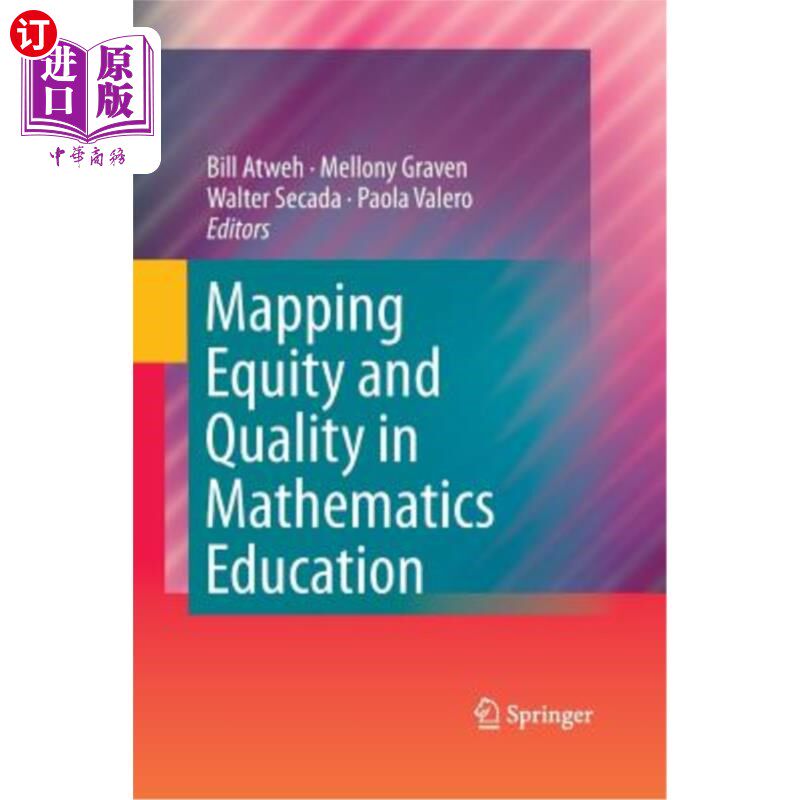 海外直订Mapping Equity and Quality in Mathematics Education 数学教育中的公平与质量
