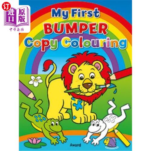 海外直订My First Bumper Copy Colouring Book 我的第一本彩色画册
