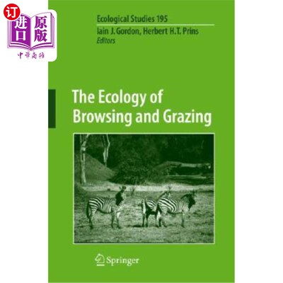 海外直订The Ecology of Browsing and Grazing 游牧生态