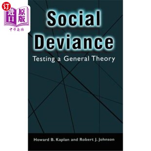 海外直订Social Deviance: Testing a General Theory 社会偏差:检验一般理论