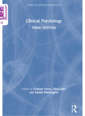 海外直订Clinical Psychology 临床心理学