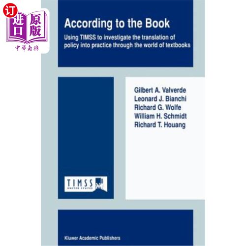 海外直订According to the Book: Using Timss to Investigate the Translation of Policy Into 根据这本书:用Timss通过教