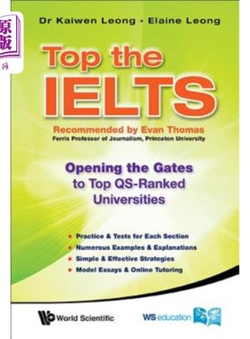 海外直订Top the IELTS: Opening the Gates to Top QS-Ranked Universities 雅思名列前茅：为QS排名靠前的大学打开大门