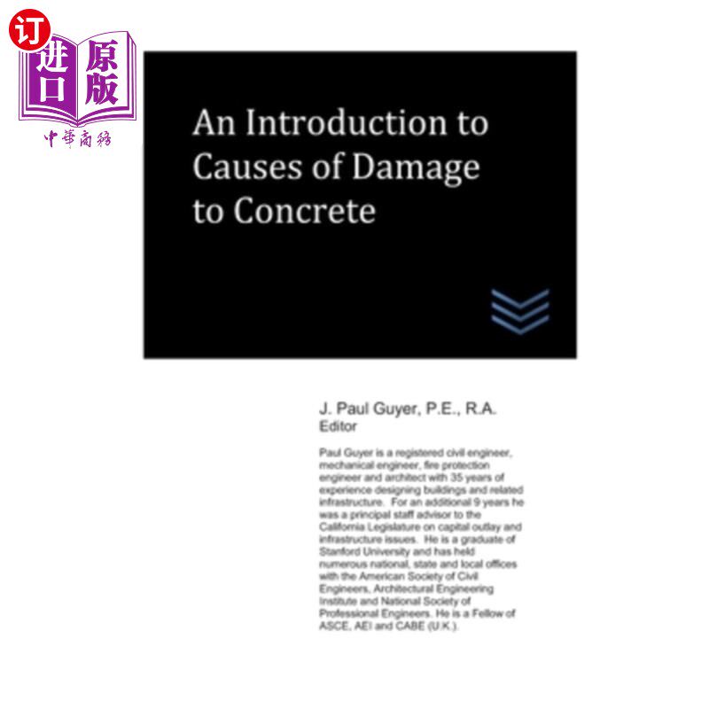 海外直订An Introduction to Causes of Damage to Concrete 混凝土损伤原因介绍