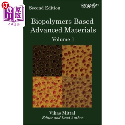 海外直订Biopolymers Based Advanced Materials (Volume 1) 生物聚合物基先进材料（卷1）
