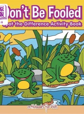 海外直订Don't Be Fooled, Spot the Difference Activity Book 不要被愚弄，发现不同的活动书