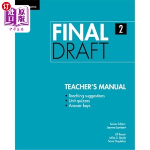 海外直订Final Draft Level 2 Teacher's Manual 二级教师手册终稿