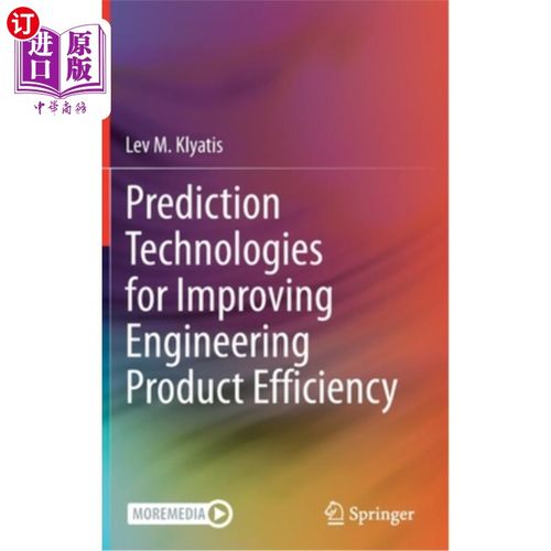 海外直订Prediction Technologies for Improving Engineering Product Efficiency 提高工程产品效率的预测技术