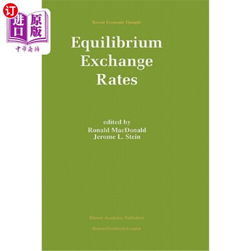 海外直订Equilibrium Exchange Rates 均衡汇率