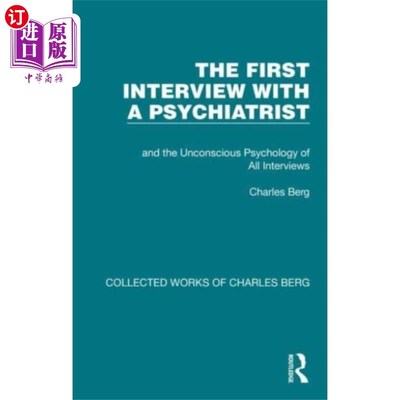 海外直订First Interview with a Psychiatrist 第一次与精神病医生面谈