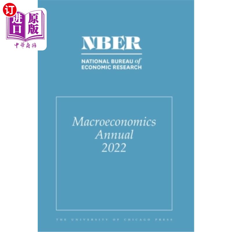 海外直订Nber Macroeconomics Annual, 2022: Volume 37 Volume 37 Nber宏观经济年鉴，2022:第37卷