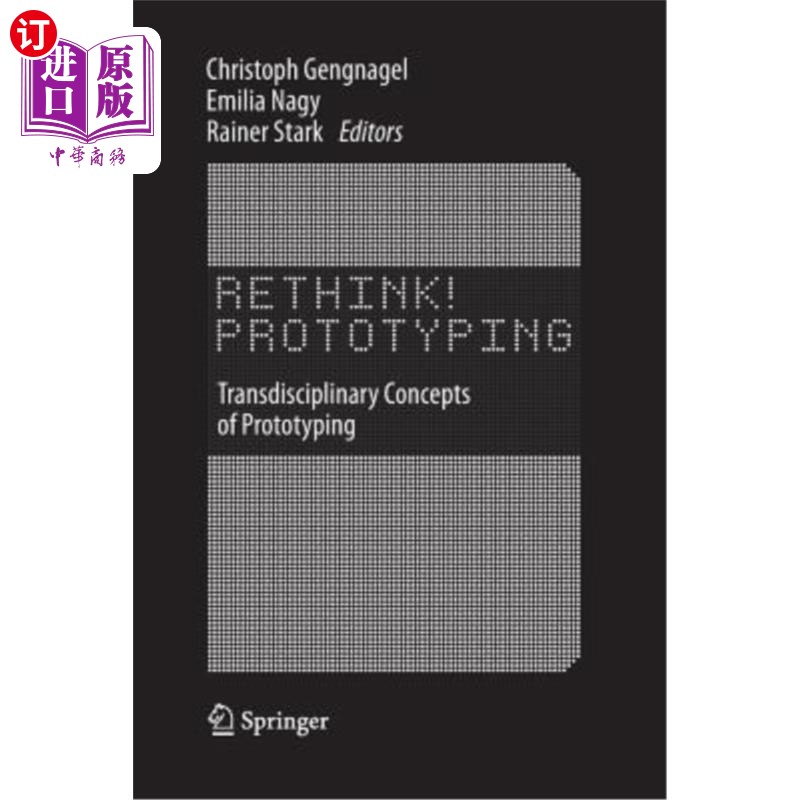 海外直订Rethink! Prototyping: Transdisciplinary Concepts of Prototyping 重新思考！原型：跨学科的原型概念