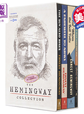 预售 海明威作品4本套装 Hemingway Boxed Set 英文原版Ernest Hemingway【中商原版】