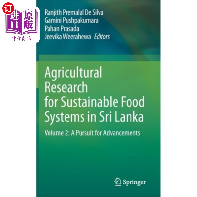 海外直订Agricultural Research for Sustainable Food Systems in Sri Lanka: Volume 2: A Pur斯里兰卡可持续粮食系统的农