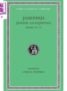 现货 犹太人古史 卷18-19 英文原版 Jewish Antiquities Volume VIII Books18-19 Josephus 历史图书【中商原版】