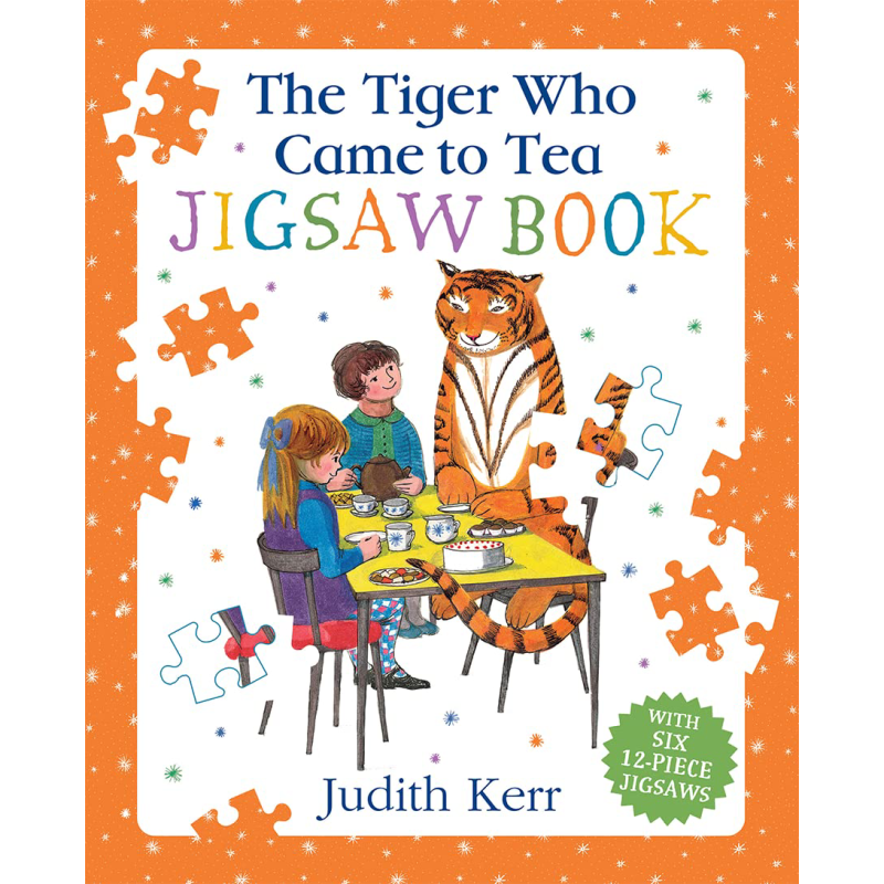 老虎来喝下午茶 拼图书The Tiger Who Came To Tea Jigsaw Book英文原版 儿童故事绘本 活动玩具书 游戏书 3岁以上【中商原版