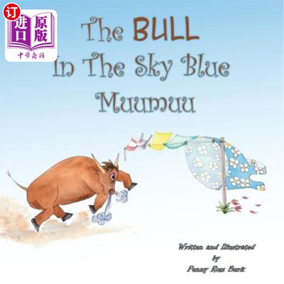 海外直订The Bull in the Sky Blue Muumuu 穿天蓝色穆袍的公牛