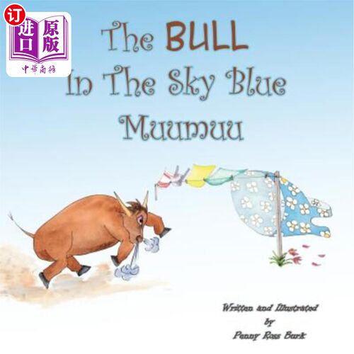 海外直订The Bull in the Sky Blue Muumuu 穿天蓝色穆袍的公牛