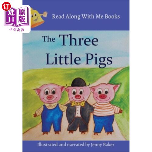 海外直订The Three Little Pigs: Read Along With Me Books