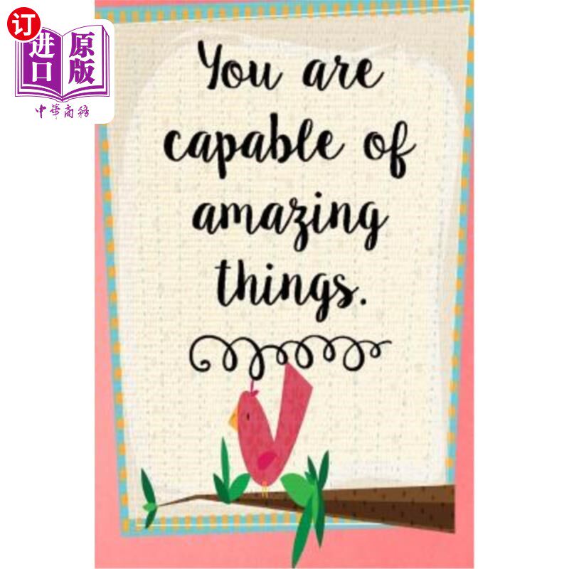 海外直订You Are Capable of Amazing Things: Daily Writing Prompts 你有能力做令人惊奇的事情:日常写作提示