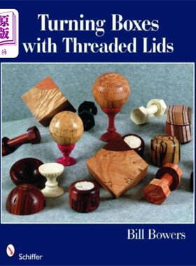 海外直订Turning Boxes with Threaded Lids 带螺纹盖子的旋转箱