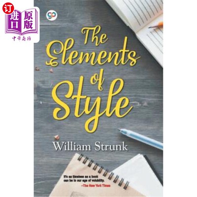 海外直订The Elements of Style 风格元素
