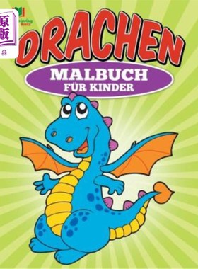 海外直订Drachen Malbuch für Kinder 德拉钦·马尔布赫·富尔·金德