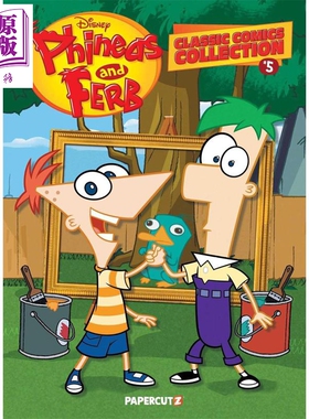 预售 飞哥与小佛绘本小集第 5 卷 英文原版 Phineas and Ferb Classic Comics Collection Vol5 Disney【中商原版】