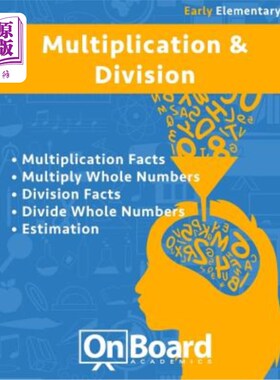 海外直订Multiplication and Division (early elementary): Multiplication Facts, Multiply W 乘法和除法（早期初等）：乘
