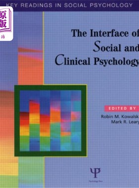 海外直订医药图书Interface of Social and Clinical Psychology 社会心理学与临床心理学的结合