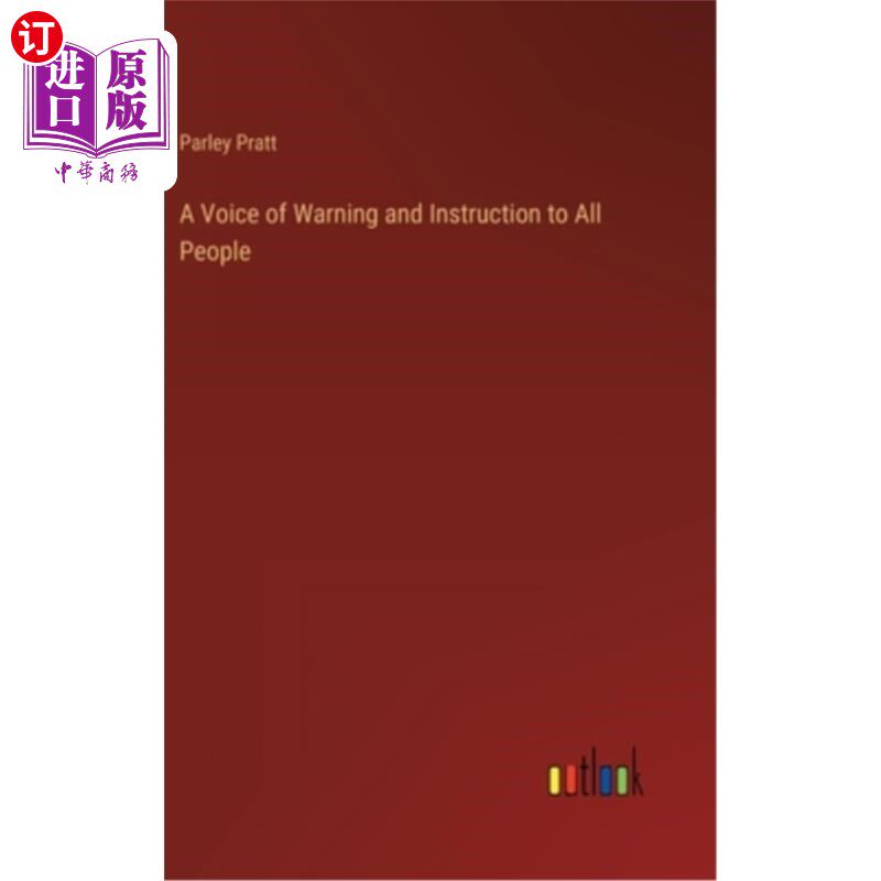 海外直订A Voice of Warning and Instruction to All People 向所有人发出警告和指示的声音