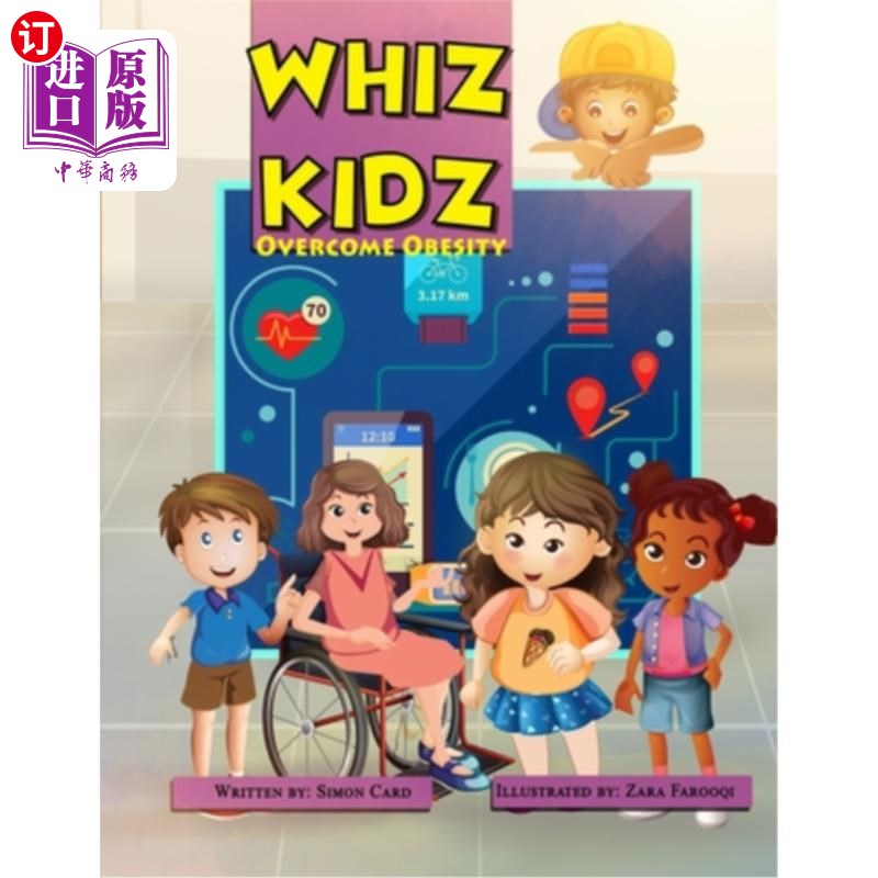 海外直订Whiz Kidz Overcome Obesity 天才孩子克服肥胖 书籍/杂志/报纸 儿童读物原版书 原图主图
