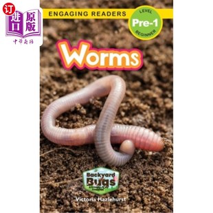 Creepy Readers Backyard and 后院 小 海外直订Worms 虫子 Crawlies Bugs Pre Level Engaging 虫子和令人毛骨悚然