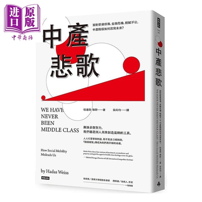 中产悲歌 面对薪资停滞 金融危机 税赋不公 中产阶级如何改写未来 港台原版 哈达丝 维斯 时报出版【中商原版】