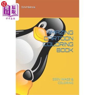 and 海外直订Cartoon Seen Book 卡通着色书：看到和着色 Coloring