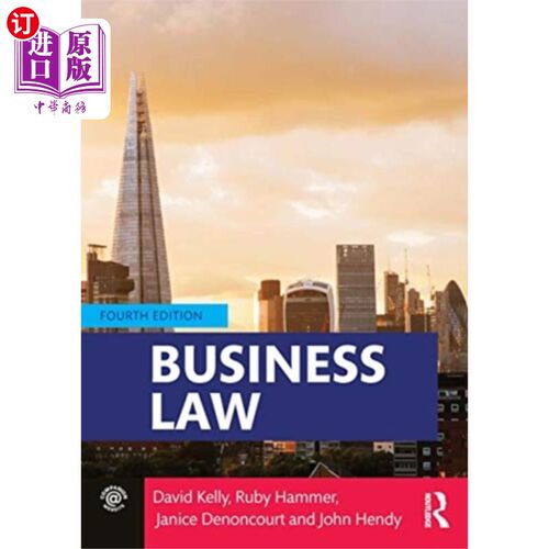 海外直订Business Law 商业法
