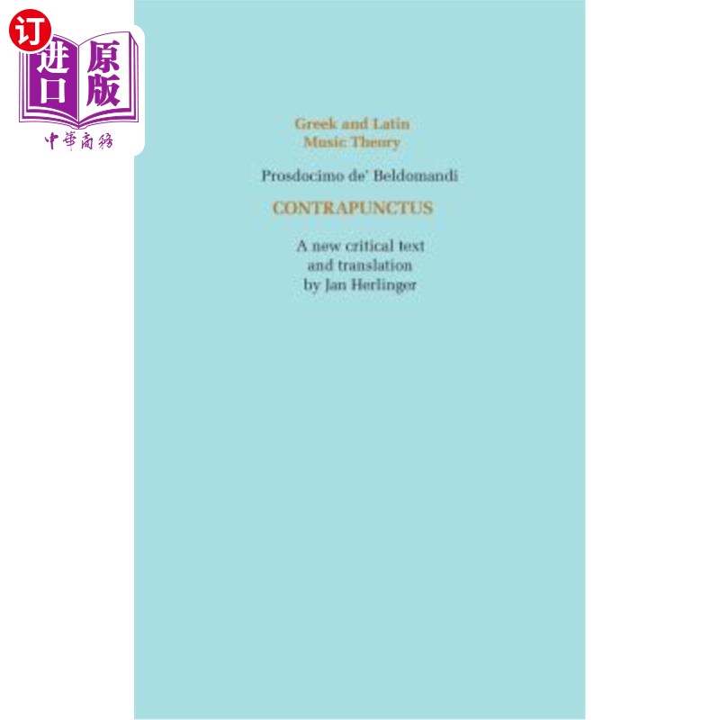 海外直订Contrapunctus Counterpoint Contrapunctus对位