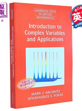 预售 复杂变量及其应用导论 英文原版 Introduction to Complex Variables and Applications Mark J Ablowitz剑桥【中商原版】