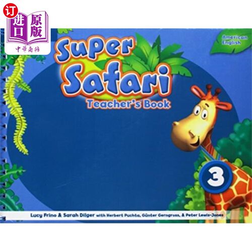 海外直订Super Safari American English Level 3 Teacher's ... 超级Safari美国英语三级教师书