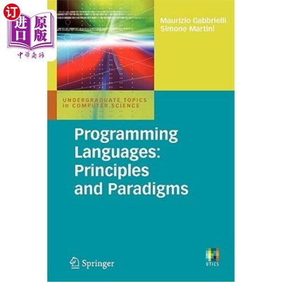 海外直订Programming Languages: Principles and Paradigms 程序设计语言：原理和范例