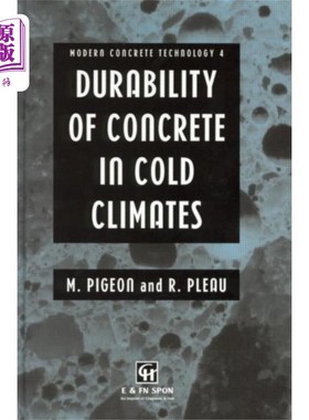 海外直订Durability of Concrete in Cold Climates 混凝土在寒冷气候下的耐久性
