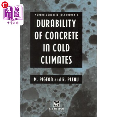 海外直订Durability of Concrete in Cold Climates 混凝土在寒冷气候下的耐久性