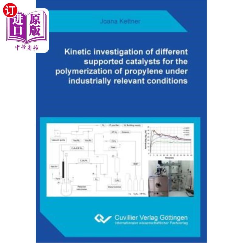 海外直订Kinetic investigation of different supported catalysts for the polymerization of 工业条件下不同负载型催化剂