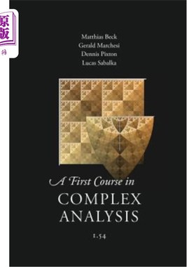 海外直订A First Course in Complex Analysis 复杂分析的第一门课程