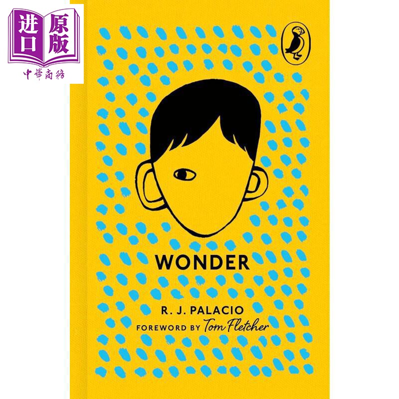 企鹅小书 布面彩边 奇迹男孩 Wonder 英文原版进口 儿童读物 精装 Puffin85周年珍藏版 畅销经典作品 收藏送礼品【中商原版】