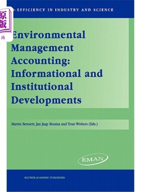 海外直订Environmental Management Accounting: Informational and Institutional Development 环境管理会计:信息和制度发